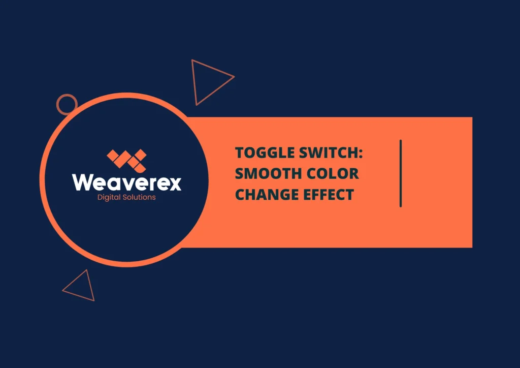 Toggle Switch Smooth Color Change Effect